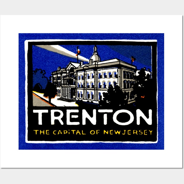 1915 Visit Trenton New Jersey Wall Art by historicimage